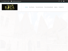Tablet Screenshot of kozacavehotel.com